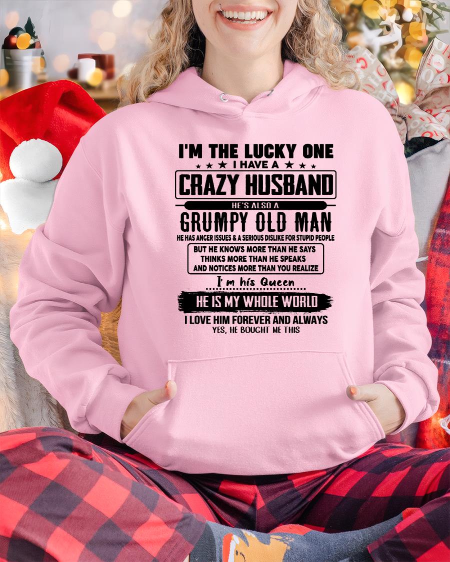 I am Lucky One I Have A Crazy Husband - Gift for Wife From Husband - LUAN00 (SKUT-LUCKYONE-00)
