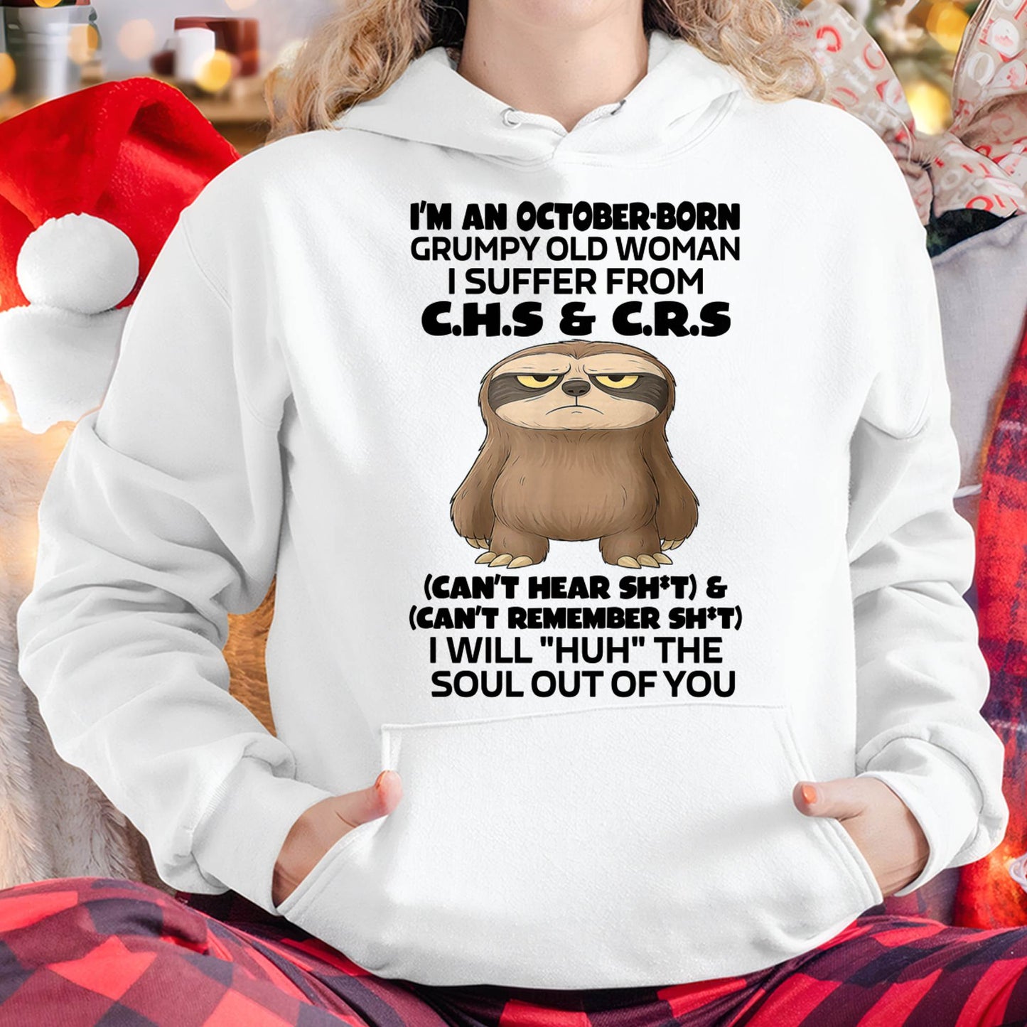 October - Grumpy Old WOMEN - Birrthday Gift For Women - LUAN10 (SKU09-21-10)