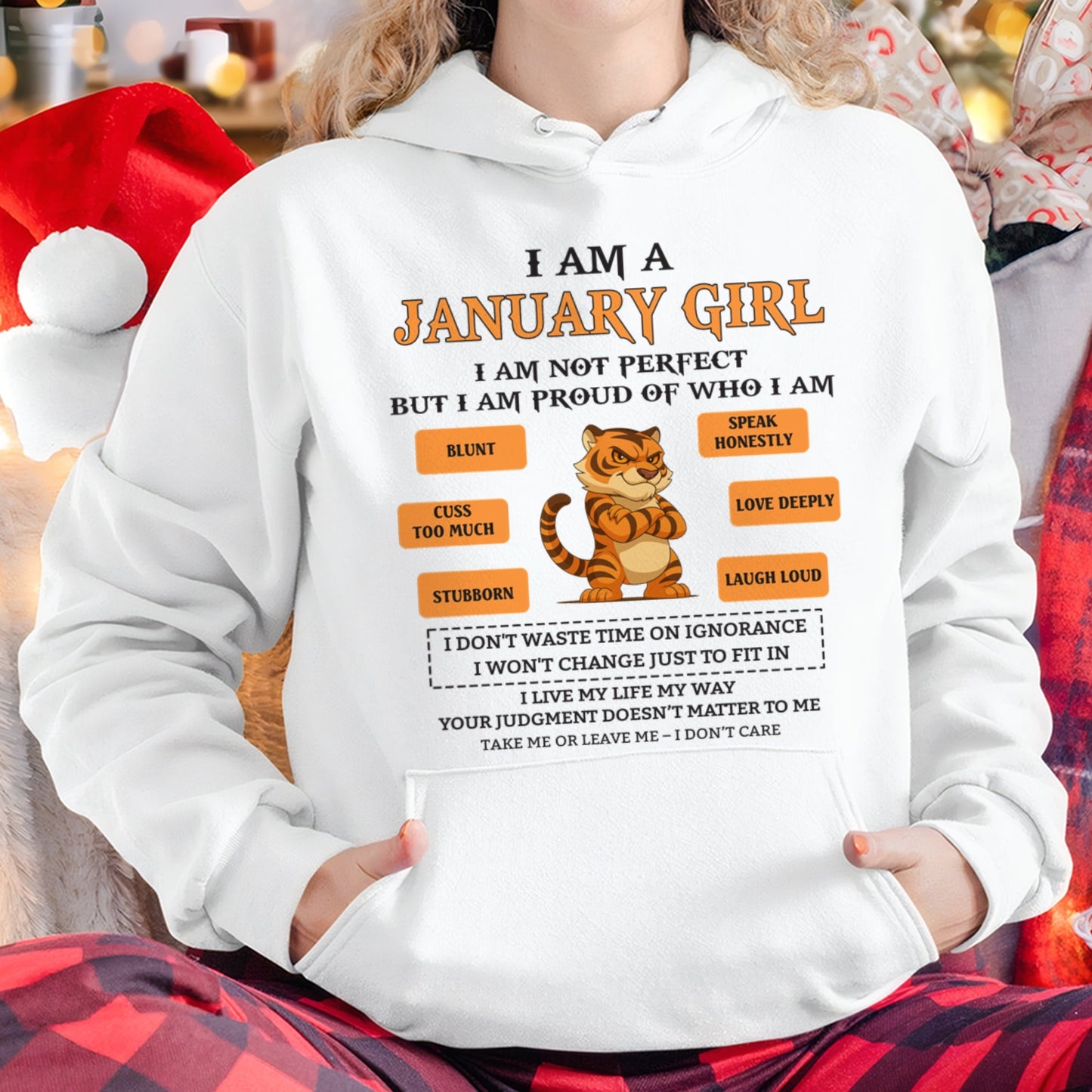 "I AM A JANUARY GIRL" - Birthday Gift For January Girls - FMA luan01 (SKU26T-01-62-01)