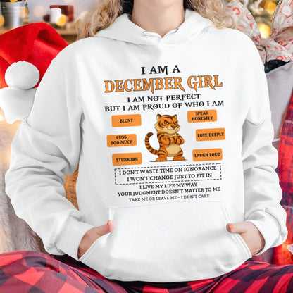 "I AM A DECEMBER GIRL" - Birthday Gift For December Girls - FMA LUAN12 (SKU26T-01-62-12)