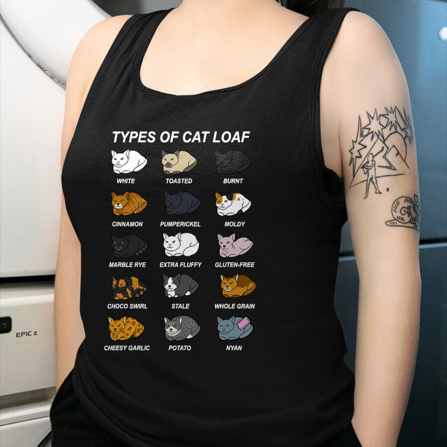 Cat Love Shirt, Funny Cat Lover Gift UnisexT-Shirt/Hoodie/Sweatshirt HLT00 - Cat Loaf Kitten Lover Funny Bread Baker Pastry Chef T-Shirt