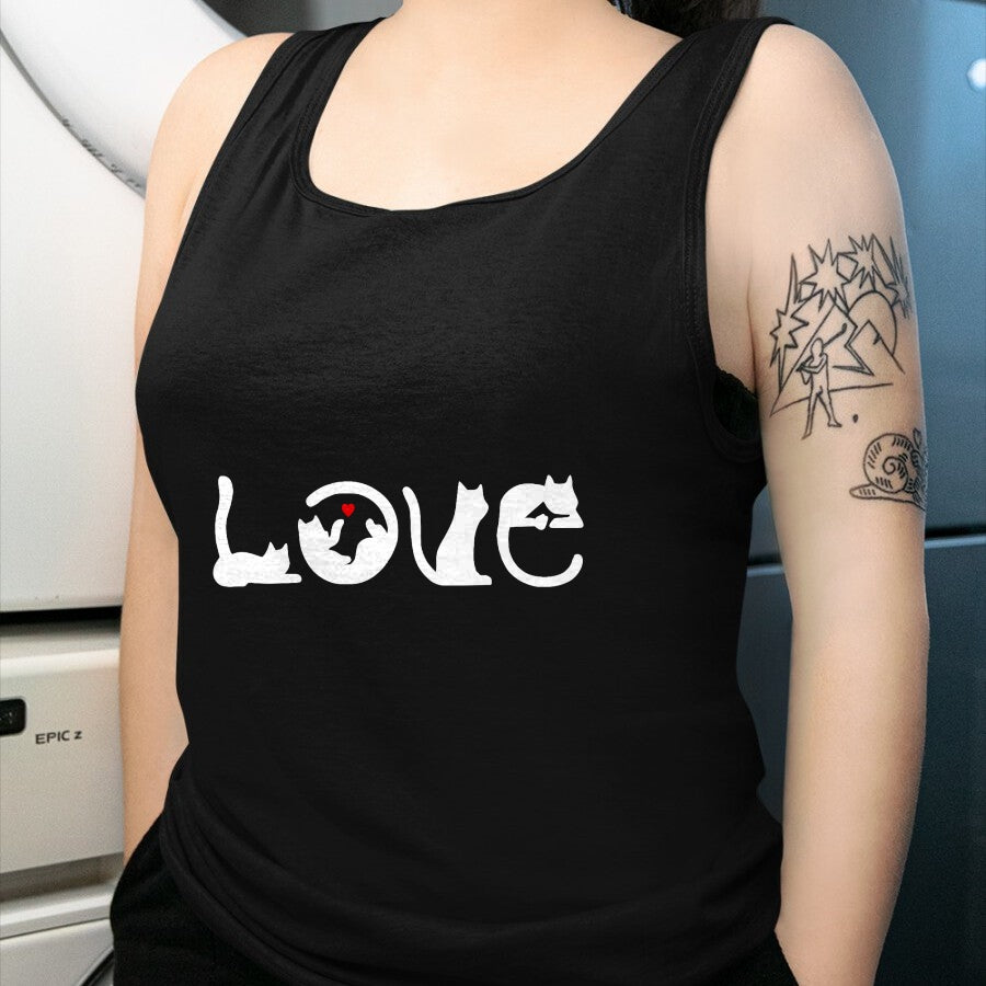 Cat Love Shirt, Funny Cat Lover Gift UnisexT-Shirt/Hoodie/Sweatshirt HLT00 - Funny design with cat motif - I love cats T-Shirt