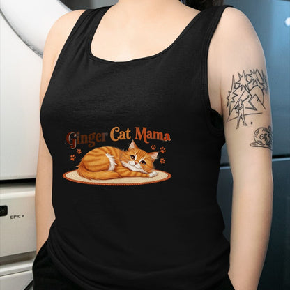 Cat Love Shirt, Funny Cat Lover Gift UnisexT-Shirt/Hoodie/Sweatshirt HLT00 - Ginger Cat Mama Ginger Mom lover Funny Gifts Cat Dad Cat Mom T-Shirt