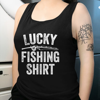 Best Husband Shirt, Wife and Husband Unisex T-Shirt/Hoodie/Sweatshirt HLT00 - Lucky Fishing Shirt Funny Fisherman T-Shirt