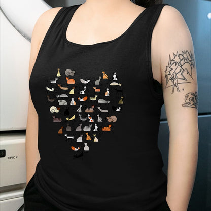 Cat Love Shirt, Funny Cat Lover Gift UnisexT-Shirt/Hoodie/Sweatshirt HLT00 - 50 Cats Fifty Multicolor Cats women_s T-Shirt