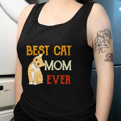 Cat Love Shirt, Funny Cat Lover Gift UnisexT-Shirt/Hoodie/Sweatshirt HLT00 - Vintage cat Best cat mom Ever Meow with My cat Funny Kitty T-Shirt