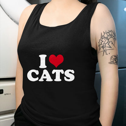 Cat Love Shirt, Funny Cat Lover Gift UnisexT-Shirt/Hoodie/Sweatshirt HLT00 - I Love Cats Cat T-Shirt