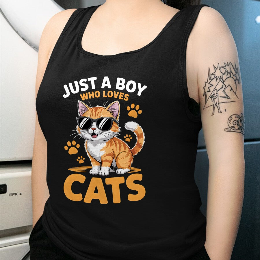 Cat Love Shirt, Funny Cat Lover Gift UnisexT-Shirt/Hoodie/Sweatshirt HLT00 - Boys Cat T-Shirt