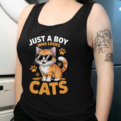 Cat Love Shirt, Funny Cat Lover Gift UnisexT-Shirt/Hoodie/Sweatshirt HLT00 - Boys Cat T-Shirt