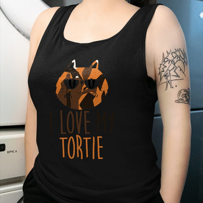 Cat Love Shirt, Funny Cat Lover Gift UnisexT-Shirt/Hoodie/Sweatshirt HLT00 - I love my cat (Tortie)I love my Tortoiseshell Cat T-Shirt for Men Women Kids