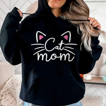Cat Love Shirt, Funny Cat Lover Gift UnisexT-Shirt/Hoodie/Sweatshirt HLT00 - Cat Mom - I Love My Cat - Cat Mom Great Gift Idea - Classic T-Shirt