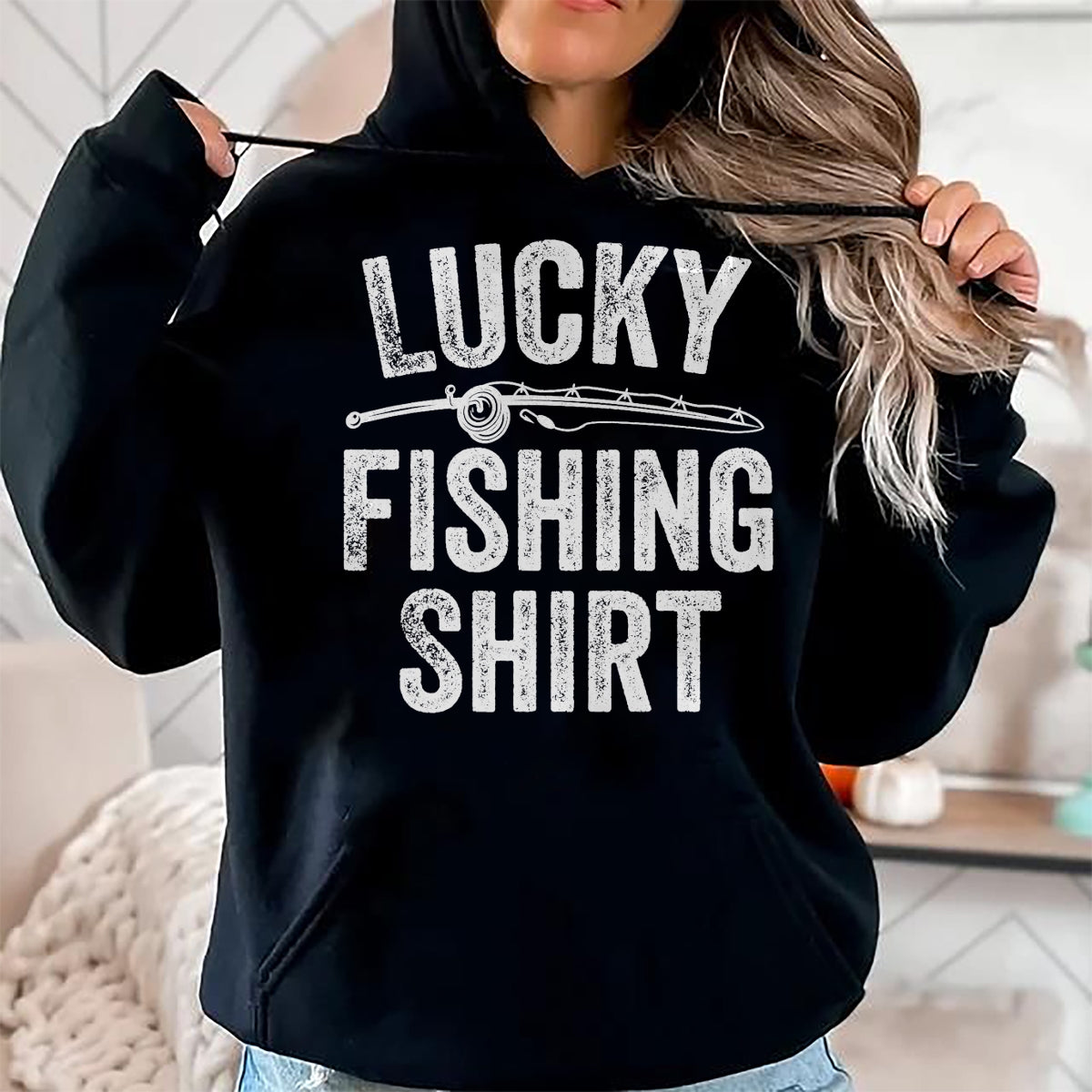 Best Husband Shirt, Wife and Husband Unisex T-Shirt/Hoodie/Sweatshirt HLT00 - Lucky Fishing Shirt Funny Fisherman T-Shirt