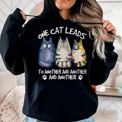 Cat Love Shirt, Funny Cat Lover Gift UnisexT-Shirt/Hoodie/Sweatshirt HLT00 - Funny Cat Design Cat Lover Kitten Cat T-Shirt (1)