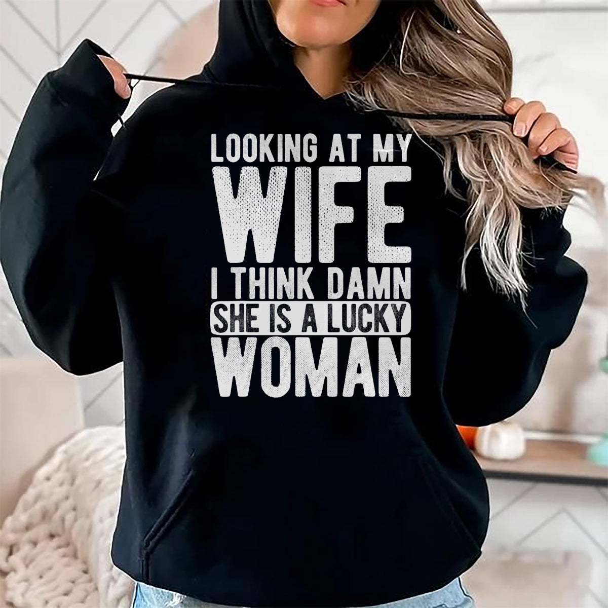 Best Husband Shirt, Wife and Husband Unisex T-Shirt/Hoodie/Sweatshirt HLT00 - Husband Wedding Lucky Women Relationship Love Husband T-Shirt