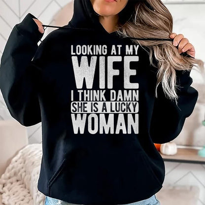 Best Husband Shirt, Wife and Husband Unisex T-Shirt/Hoodie/Sweatshirt HLT00 - Husband Wedding Lucky Women Relationship Love Husband T-Shirt