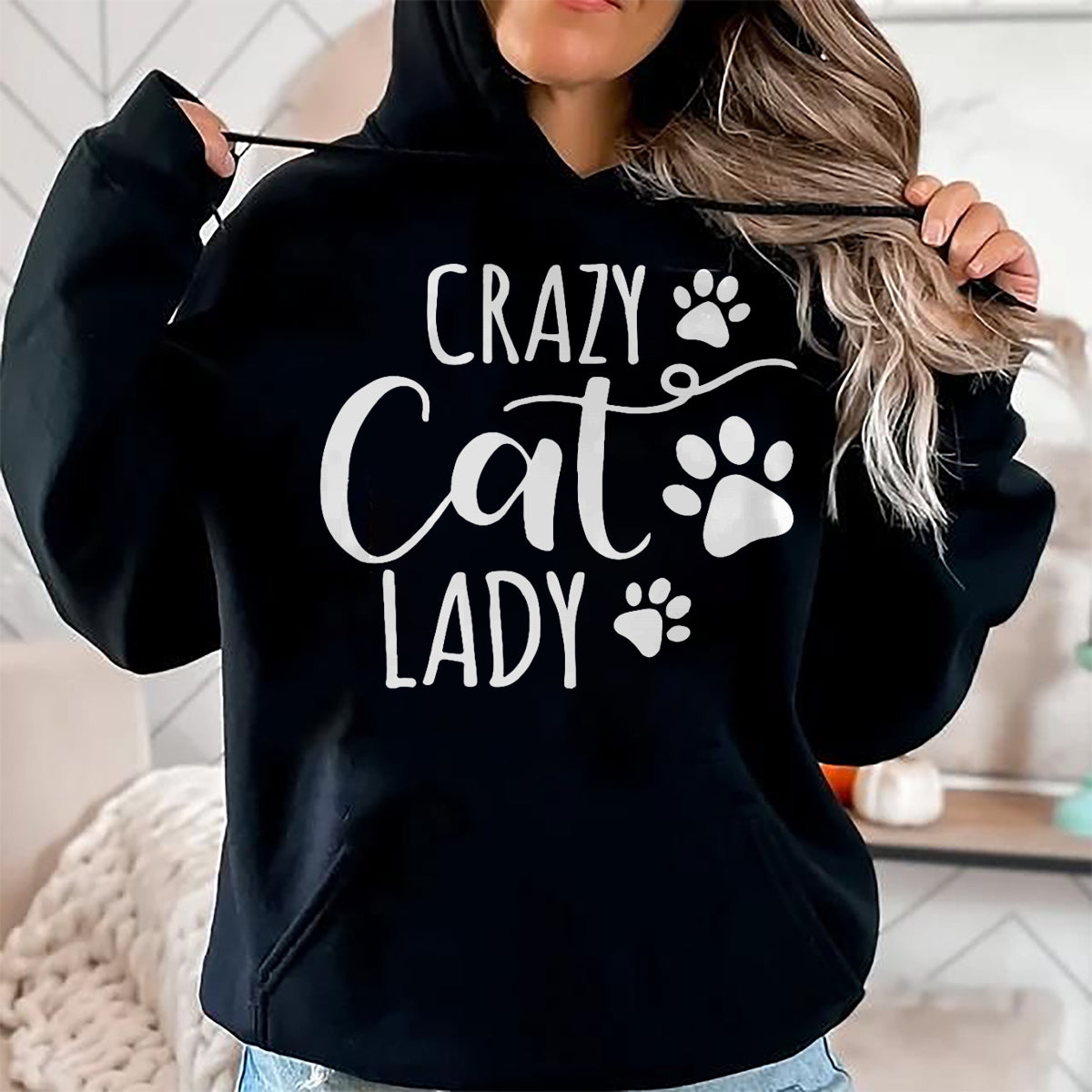 Cat Love Shirt, Funny Cat Lover Gift UnisexT-Shirt/Hoodie/Sweatshirt HLT00 - Crazy Cat Lady Funny Cat Meow for Men Women Love cat T-Shirt (1)