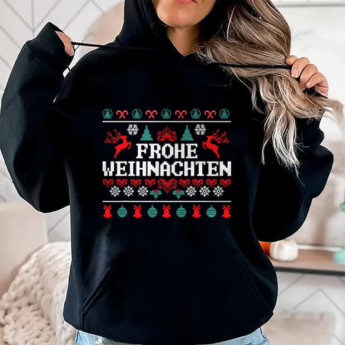 Frohe Weihnachten German Merry Christmas Holidays Germany T-Shirt - Christmas Unisex T-Shirt/Hoodie/Sweatshirt - LUAN00