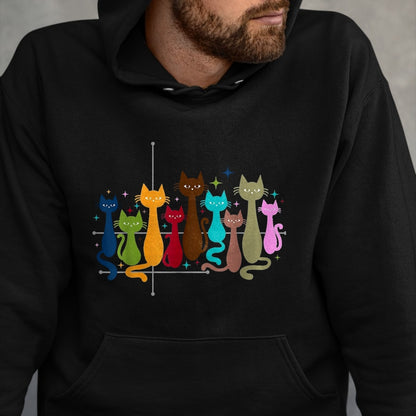 Cat Love Shirt, Funny Cat Lover Gift UnisexT-Shirt/Hoodie/Sweatshirt HLT00 - Classic Art Kitten Lover Vintage Artwork Cute Cat T-Shirt, Women, Heather Grey, X-Large