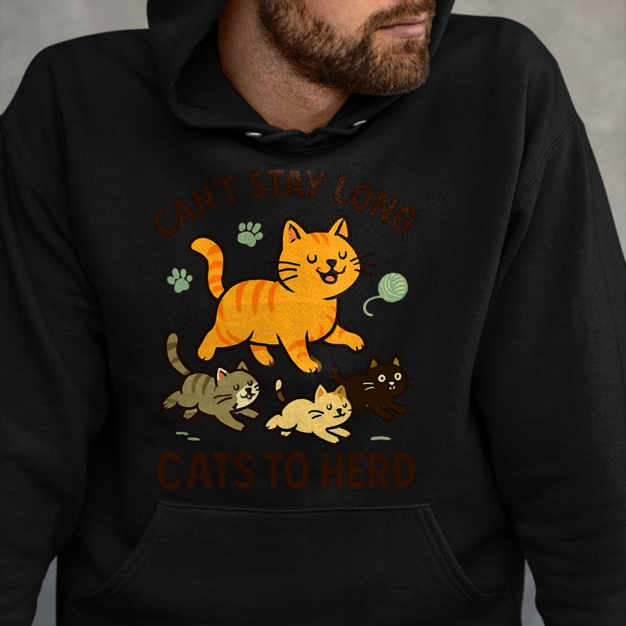 Cat Love Shirt, Funny Cat Lover Gift UnisexT-Shirt/Hoodie/Sweatshirt HLT00 - Funny Herding Cats Joke Cat Kitten T-Shirt