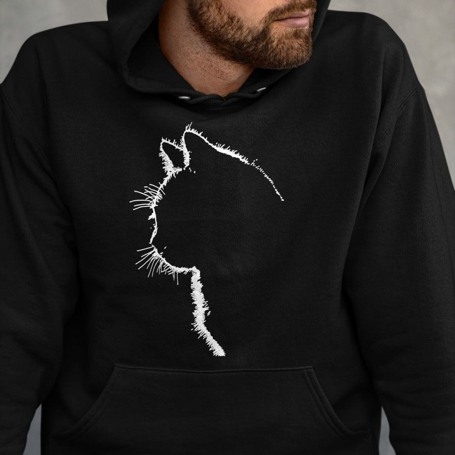 Cat Love Shirt, Funny Cat Lover Gift UnisexT-Shirt/Hoodie/Sweatshirt HLT00 - Cat Apparel Women with Cat Illustration T-Shirt Small
