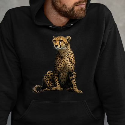 Cat Love Shirt, Funny Cat Lover Gift UnisexT-Shirt/Hoodie/Sweatshirt HLT00 - Cute Cheetah Lover Illustration Wild Cat Love T-Shirt