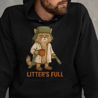 Cat Love Shirt, Funny Cat Lover Gift UnisexT-Shirt/Hoodie/Sweatshirt HLT00 - Women_s Litter_s Full Cat V-Neck T-Shirt
