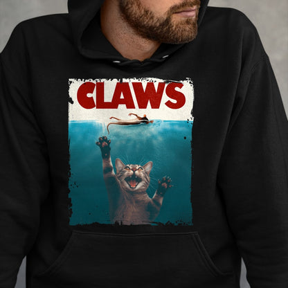 Cat Love Shirt, Funny Cat Lover Gift UnisexT-Shirt/Hoodie/Sweatshirt HLT00 - Claws Funny Cat I Love Cat Paws Cat Parody Animal Lover T-Shirt (1)