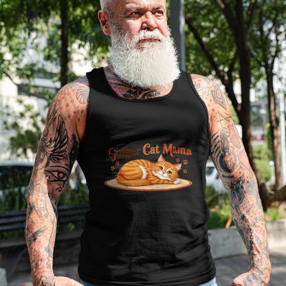 Cat Love Shirt, Funny Cat Lover Gift UnisexT-Shirt/Hoodie/Sweatshirt HLT00 - Ginger Cat Mama Ginger Mom lover Funny Gifts Cat Dad Cat Mom T-Shirt (1)