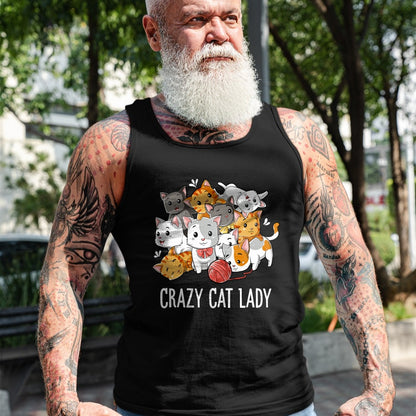 Cat Love Shirt, Funny Cat Lover Gift UnisexT-Shirt/Hoodie/Sweatshirt HLT00 - Crazy Cat Lady Funny Girls Women Kitty Kitten Animal Lover T-Shirt Small