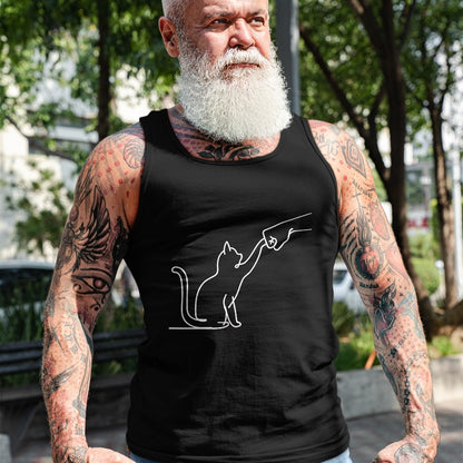 Cat Love Shirt, Funny Cat Lover Gift UnisexT-Shirt/Hoodie/Sweatshirt HLT00 - Cute Pet Tee I Love My Cat Best Friend Fist Bump Paw Cat T-Shirt, Men, Black, 3X-Large