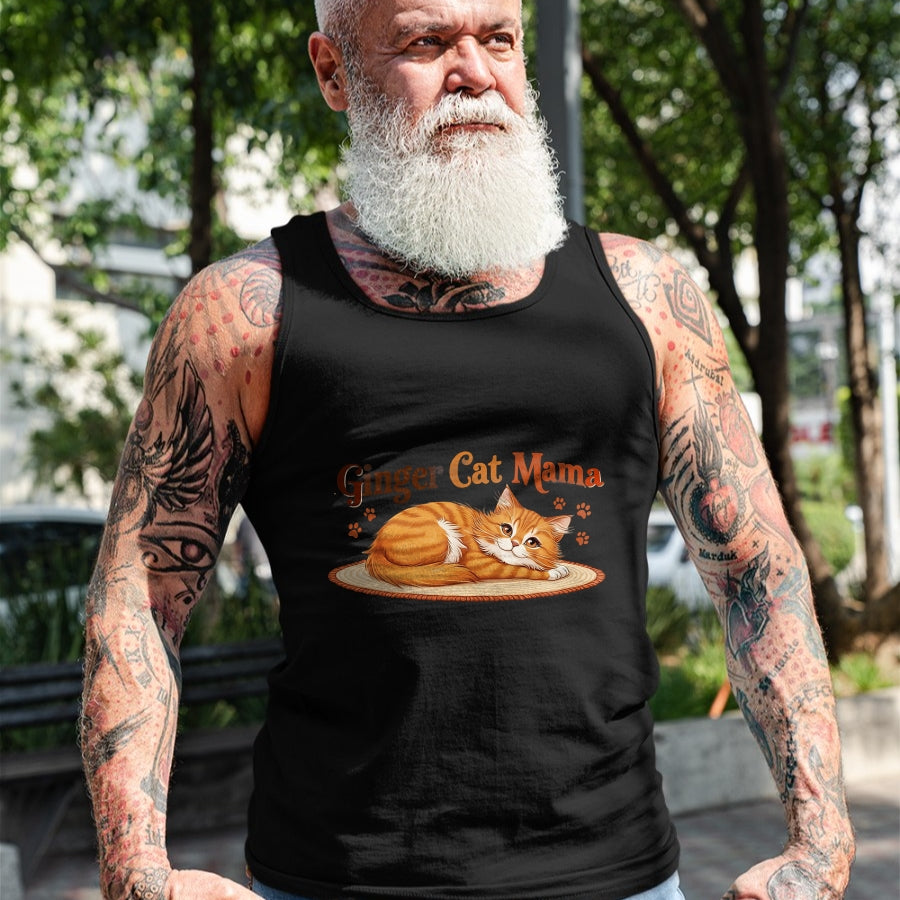 Cat Love Shirt, Funny Cat Lover Gift UnisexT-Shirt/Hoodie/Sweatshirt HLT00 - Ginger Cat Mama Ginger Mom lover Funny Gifts Cat Dad Cat Mom T-Shirt