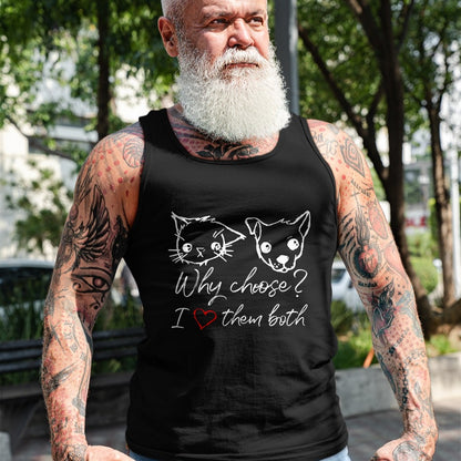 Cat Love Shirt, Funny Cat Lover Gift UnisexT-Shirt/Hoodie/Sweatshirt HLT00 - Cat and Dog Lover I Love Puppies and Kittens T-Shirt