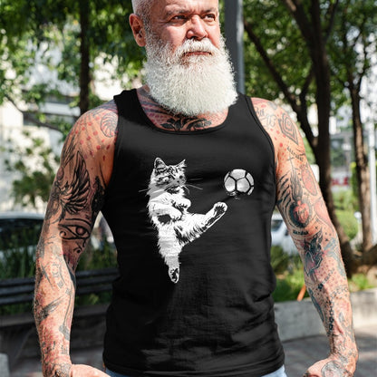 Cat Love Shirt, Funny Cat Lover Gift UnisexT-Shirt/Hoodie/Sweatshirt HLT00 - Funny Cat Soccer Ball Graphic Tee T-Shirt for Men Women Kids