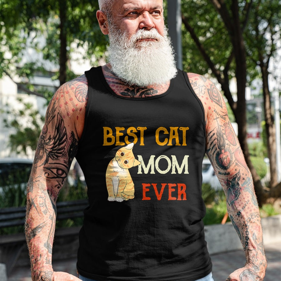 Cat Love Shirt, Funny Cat Lover Gift UnisexT-Shirt/Hoodie/Sweatshirt HLT00 - Vintage cat Best cat mom Ever Meow with My cat Funny Kitty T-Shirt