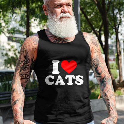 Cat Love Shirt, Funny Cat Lover Gift UnisexT-Shirt/Hoodie/Sweatshirt HLT00 - I Heart Cats - I Heart Cats I Love Cats T-Shirt