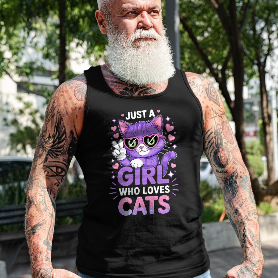 Cat Love Shirt, Funny Cat Lover Gift UnisexT-Shirt/Hoodie/Sweatshirt HLT00 - Girls Cat T-Shirt
