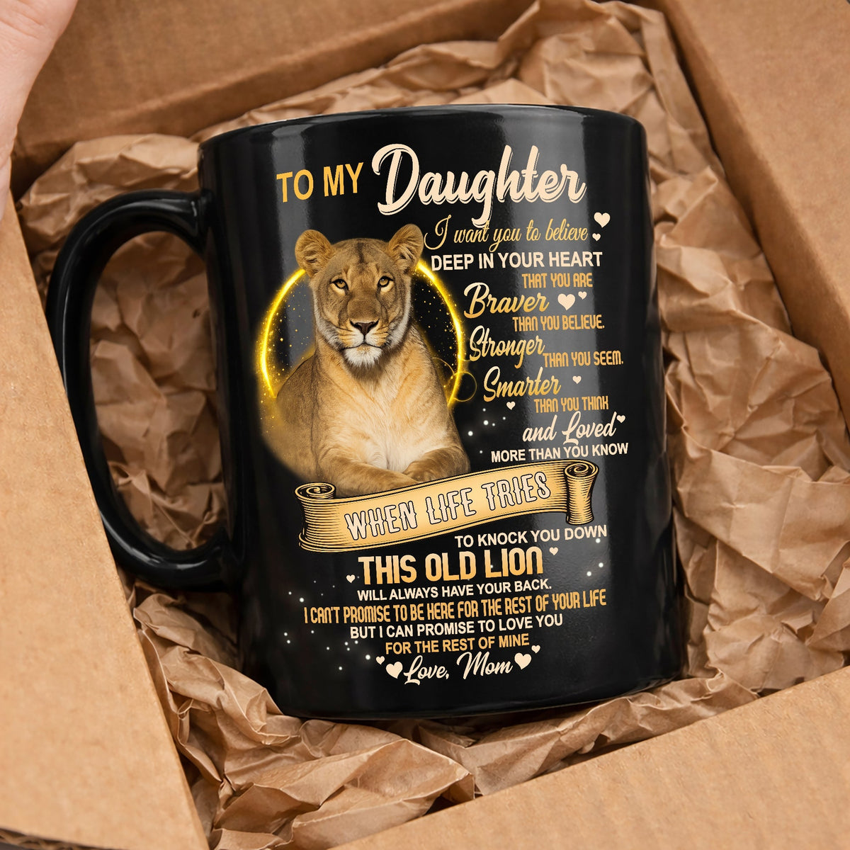 I WANT YOU TO BELIEVE - MUG FOR DAUGHTER - GIFT FROM MOM - LUAN00 (SKU2603-90)
