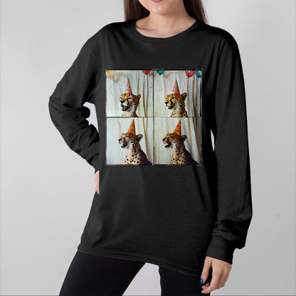 Cat Love Shirt, Funny Cat Lover Gift UnisexT-Shirt/Hoodie/Sweatshirt HLT00 - African Cheetah Lover Colorful Safari Animal Birthday T-Shirt (1)