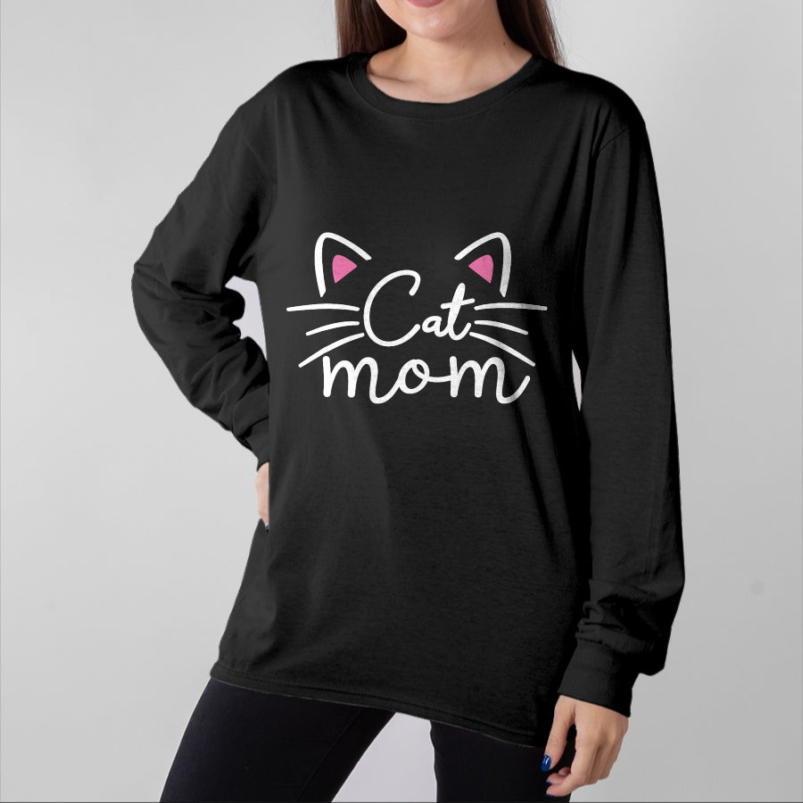 Cat Love Shirt, Funny Cat Lover Gift UnisexT-Shirt/Hoodie/Sweatshirt HLT00 - Cat Mom - I Love My Cat - Cat Mom Great Gift Idea - Classic T-Shirt