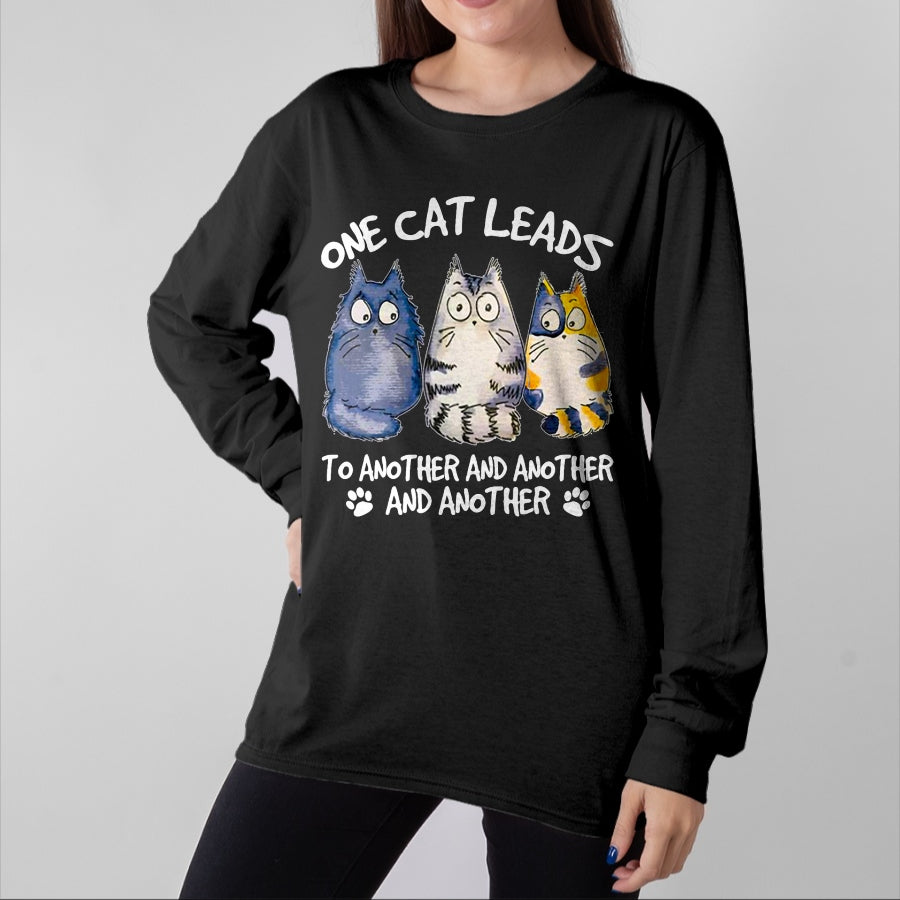 Cat Love Shirt, Funny Cat Lover Gift UnisexT-Shirt/Hoodie/Sweatshirt HLT00 - Funny Cat Design Cat Lover Kitten Cat T-Shirt (1)