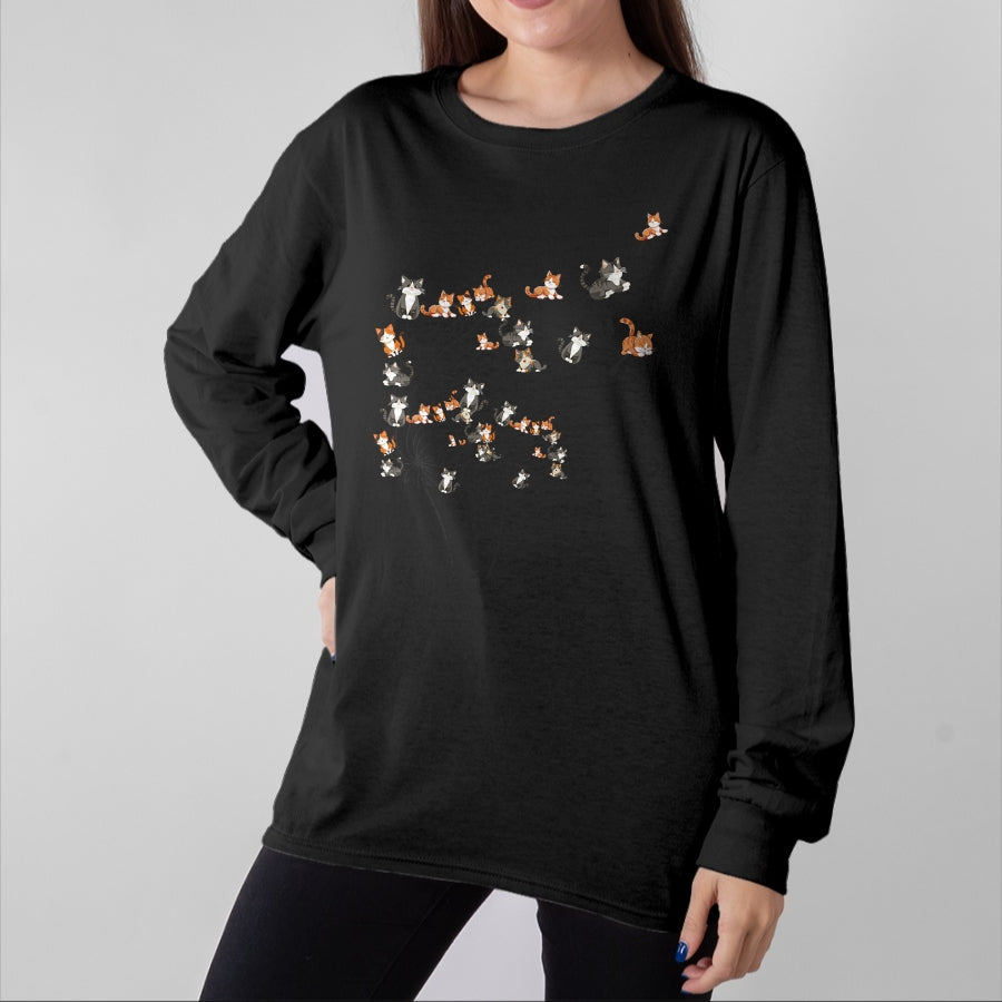 Cat Love Shirt, Funny Cat Lover Gift UnisexT-Shirt/Hoodie/Sweatshirt HLT00 - Cat Shirt Cat Shirts for Women Girls Cute Dandelion T-Shirt