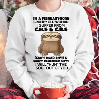 February - Grumpy Old WOMEN - Birrthday Gift For Women - LUAN02 (SKU09-21-02)