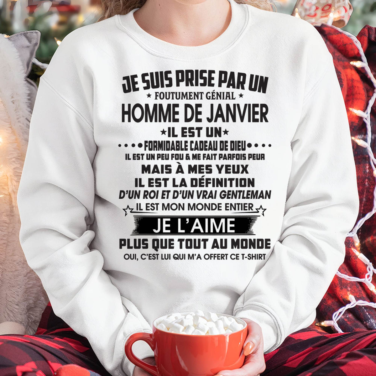 JANVIER – MAIS À MES YEUX, IL EST LA DÉFINITION D’UN ROI ET D’UN VÉRITABLE GENTLEMAN – DE SON MARI - FR01/LUAN01 (SKU2602-14-01)