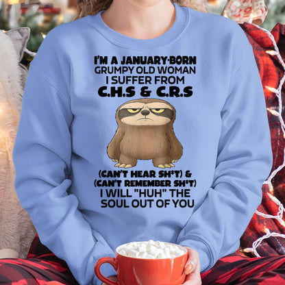 January - Grumpy Old WOMEN - Birrthday Gift For Women - LUAN01 (SKU09-21-01)