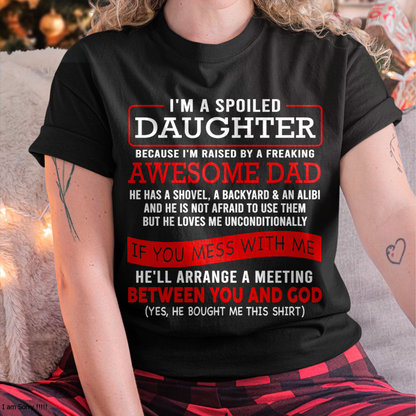 I'M A SPOILED DAUGHTER - FROM DAD TO DAUGHTER - LUAN00 (SKU26T-01-30-00)