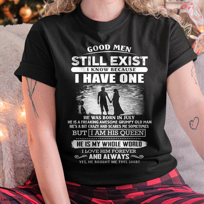 JULY - GOOD MEN STILL EXIST - PERFECT GIFT FROM HUSBAND, BOYFRIEND - LUAN07 (SKU2604-306-07)