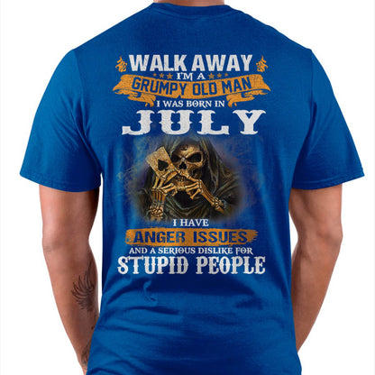 July - Grumpy Old Man T-Shirt – Perfect Gift For Men - LUAN07 (SKU09-89-07)