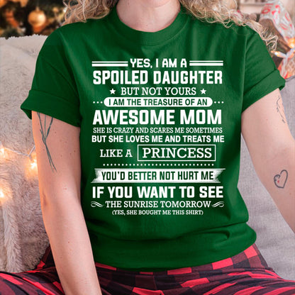I Get My Attitude From My Freaking Awesome Mom - Gift for Daughter From Mom - LUAN00