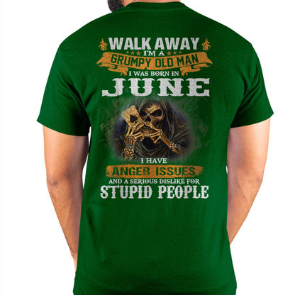 June - Grumpy Old Man T-Shirt – Perfect Gift For Men - LUAN06 (SKU09-89-06)