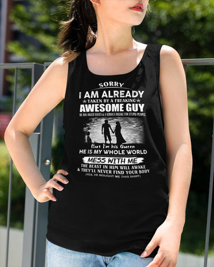 Funny Gift T-Shirt for Girlfriend or Wife - Anniversary, Birthday & Holiday Present from Boyfriend or Husband (SKU11-50-00) - LUAN00